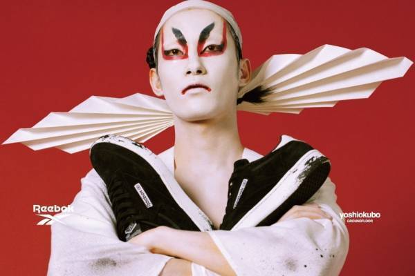 リーボック × ヨシオクボの“墨スニーカー”、インスタポンプフューリー＆クラブ シーがベース