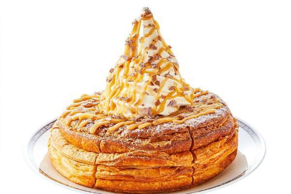 コメダ珈琲店×くまもん、熊本県産“和栗”使用の限定「シロノワール」モンブランのような味わいで