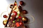 ショコラティエ パレ ド オールのクリスマス、ツリーのオーナメントイメージのパフェなど