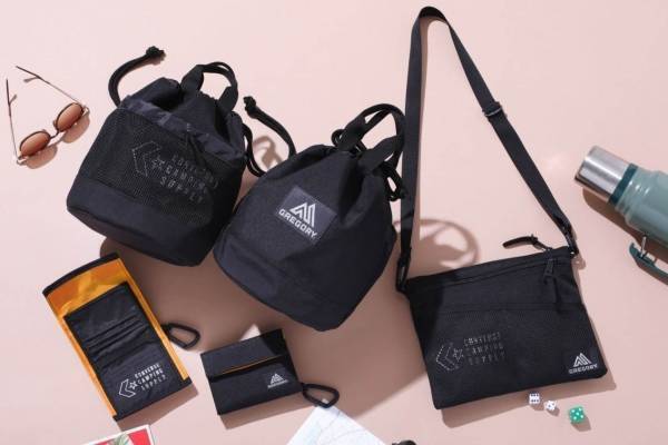 コンバース キャンピングサプライ×グレゴリー - コーデュラ素材の巾着バッグやサコッシュ、財布