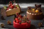 横浜ベイシェラトンのクリスマス、ルビーチョコの真っ赤なケーキ＆サクサク食感ミルフィールケーキなど