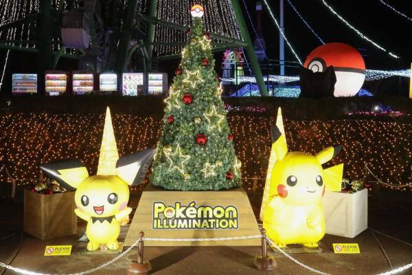 「さがみ湖イルミリオン」ポケモンコラボの新イルミネーション、関東最大級の約600万球が輝く