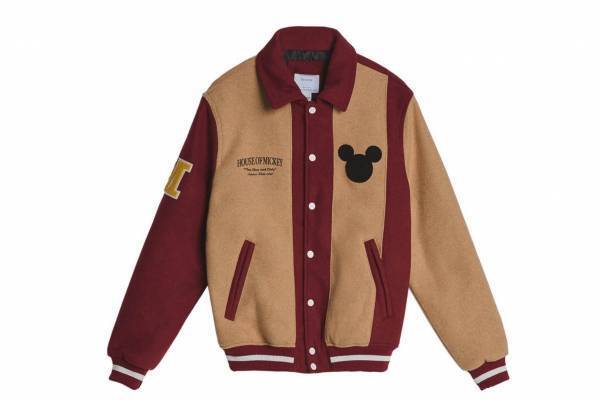 「ミッキーマウス」モチーフのカレッジコレクションがベルシュカから、ユニフォーム風ポロシャツなど