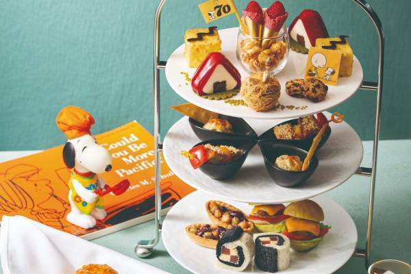 帝国ホテル 東京で“スヌーピー”アフタヌーンティー、ドッグハウス型ケーキやスヌーピーパンなど