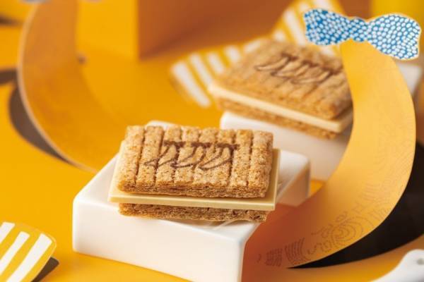 東京ばな奈×シュガーバターの木、バナナミルクチョコをさくっとサンド&阪急うめだ本店で発売