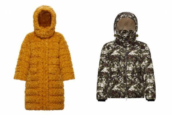 モンクレールのウィメンズ＆メンズ新作、フェイクファー仕様のダウンコート＆カモ柄ジャケットなど