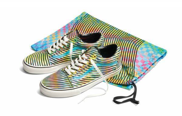 VANSの“サイケ柄”スニーカー「オールドスクール ＆シド」アンダーソン・パークとコラボで
