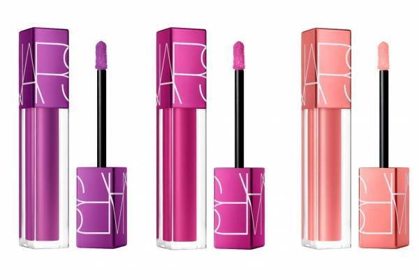 NARSの“透け感リップ”「オイルインフューズド リップティント」に限定色、輝くパープル＆ピンク