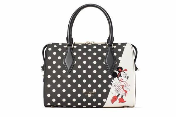 ディズニー×ケイト・スペード、ドット柄ドレスの“ミニーマウス主役”バッグやウォレットなど