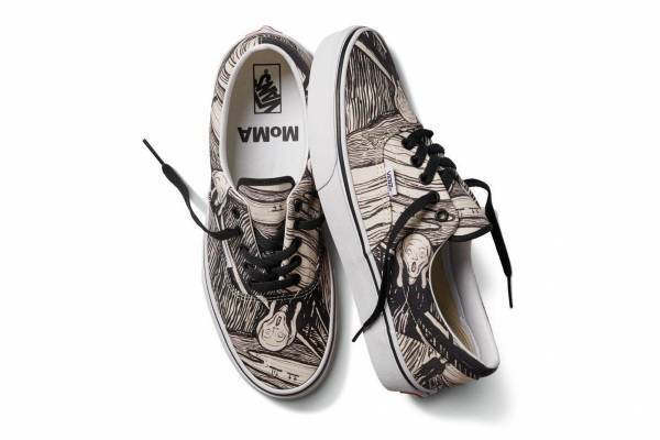 VANS×MoMAのスニーカー第2弾、ムンク『叫び』やジャクソン・ポロックのアートをプリント