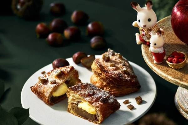 RINGO新作「焼きたてカスタードマロンアップルパイ」“シルバニアファミリー”コラボパッケージで