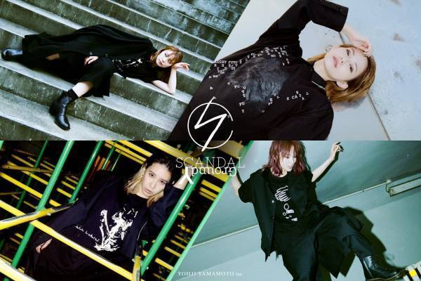 ヨウジヤマモトGround Y×SCANDAL、メンバーの“心境”を表現したグラフィックTシャツなど