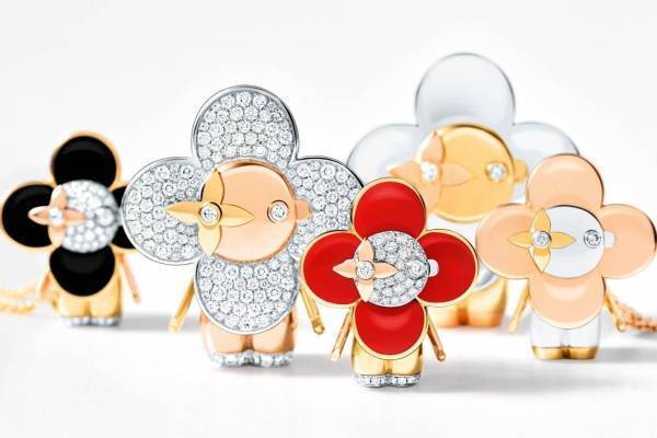 ルイ・ヴィトンのマスコット「ヴィヴィエンヌ」がジュエリーに、3種のゴールドとダイヤモンドのペンダント