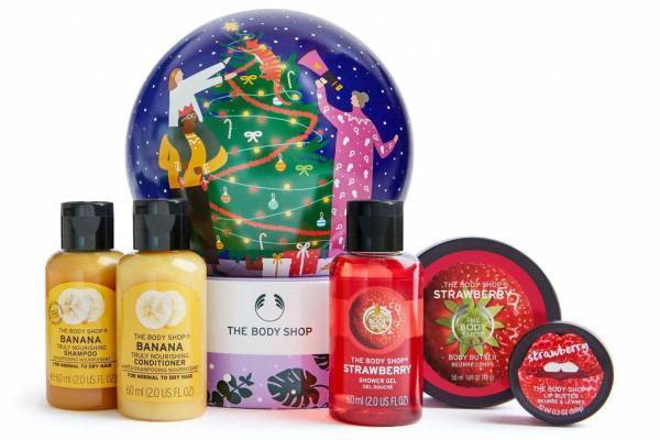 ザボディショップ20年クリスマスコフレ、ジャスミン・ベリー・バニラ"3つの香り”のボディケア