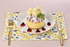 ムーミンカフェ新作パンケーキ、もちもち食感の“ニョロニョロ”や“リトルミイ”をイメージしたクリーム