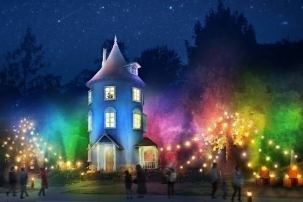 ムーミンバレーパーク“音と光”を楽しむ冬の新感覚アトラクション「アドベンチャーウォーク」