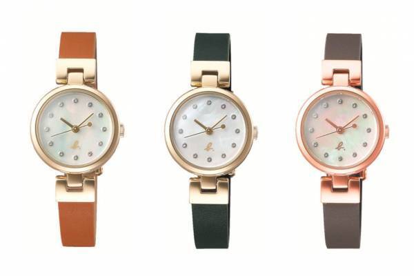 アニエスベー"カーディガンのボタン着想"スワロフスキー煌めく腕時計、 チックタック別注で