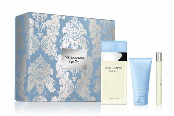 ドルチェ＆ガッバーナ ビューティ20年クリスマスコフレ、柑橘香るフレグランス「ライトブルー」現品入り