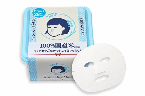 「毛穴撫子 お米のマスク」28枚入り大容量サイズ、毎日使って毛穴の目立たないもちもち肌に
