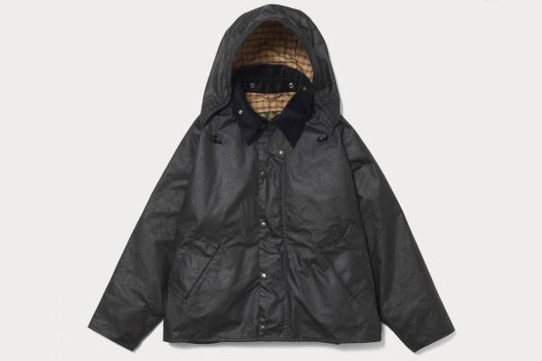 UA「ロク(6)」からバブアーの別注コート「トランスポート」大きめフード＆チェック裏地にカスタム