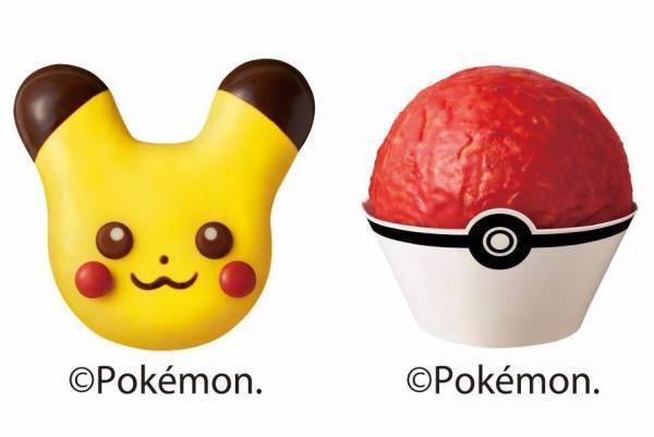 「ミスド ポケモン」ピカチュウやモンスターボールのドーナツが進化、ラッキーが初登場
