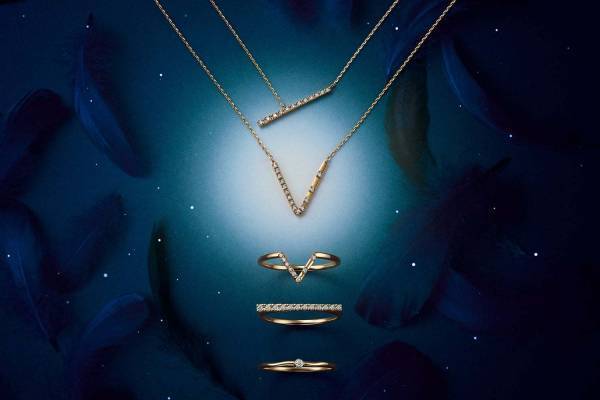 アガットの新作アクセサリー、透明度の高い“ダイヤモンド”使用のバーネックレスやリング