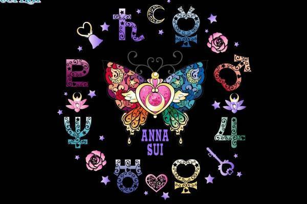 劇場版『美少女戦士セーラームーンEternal』×アナ スイ、蝶や守護星モチーフのハンカチなど