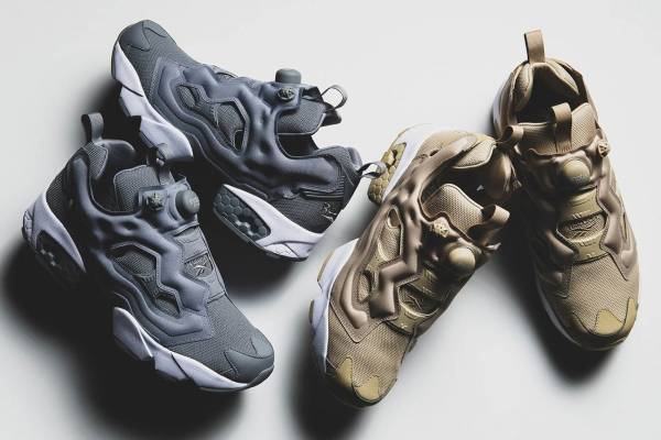 リーボック「インスタポンプフューリー OG」にベージュ/ダークグレーの1色で統一した新作モデル