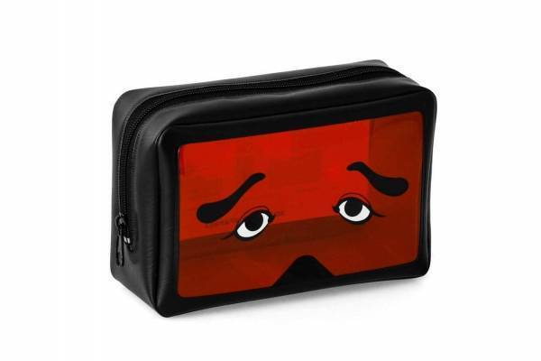 ハイタイド×にわかせんぺいのポーチ＆キーホルダー、福岡空港などで発売 - “にわか面”をフィーチャー