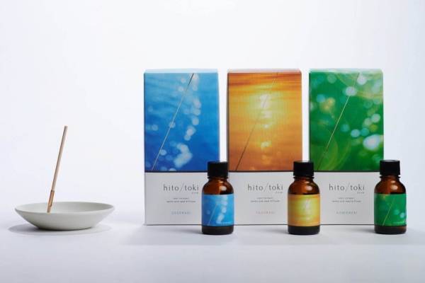 “お線香”ルームフレグランス「ヒトトキ」木漏れ日やせせらぎ着想の心安らぐ香り、非燃焼タイプも