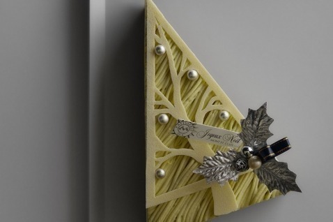 モンサンクレールのクリスマスケーキ、“ツリー”に見立てたピスタチオのケーキや蜂蜜×チーズムース