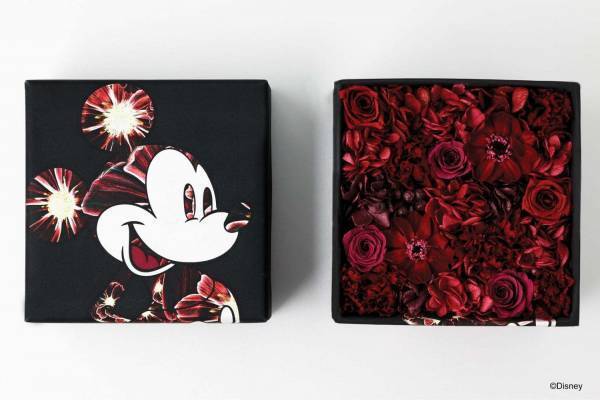 ニコライ バーグマンのディズニー“ミッキーマウス柄”フラワーボックス - 六本木で限定発売