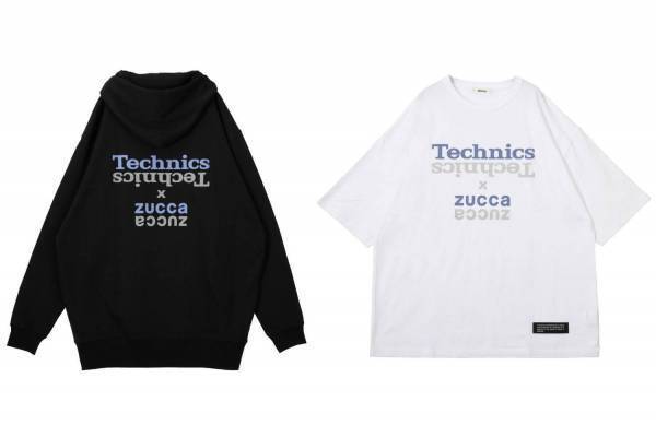 ズッカ×テクニクスのコラボパーカー＆Tシャツ、ターンテーブル「SL-1200」に着想