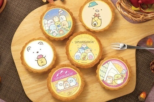 「すみっコぐらしタルト スイートポテト風味」全国ファミリーマートで、キャンプを楽しむ全6種の絵柄