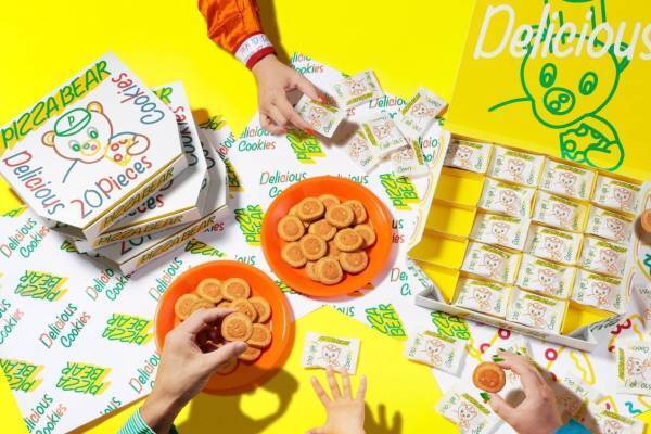 新クッキーブランド「ピッザベア」トマトやチーズ入り新感覚“ピザ”クッキー、グランスタ東京で