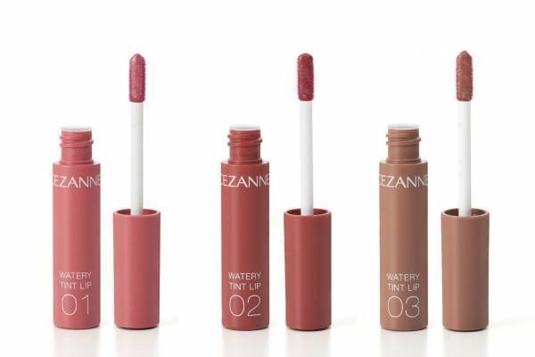 セザンヌ新作「ウォータリーティントリップ」色移り・色落ちが気にならない“濡れツヤ”リップ