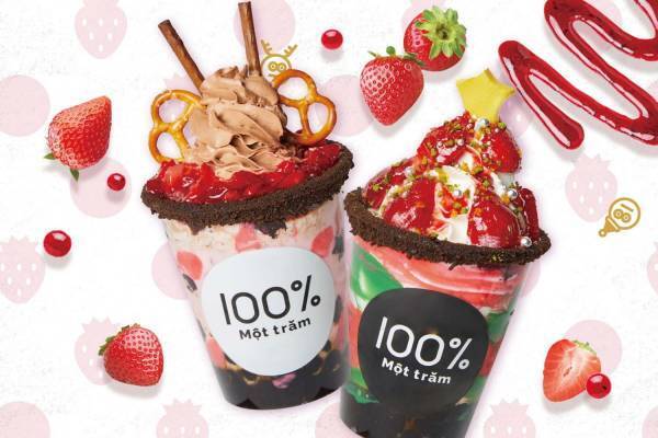 生タピオカ専門店「モッチャム」クリスマス限定“ベリー”タピオカドリンク、サンタやトナカイをイメージ