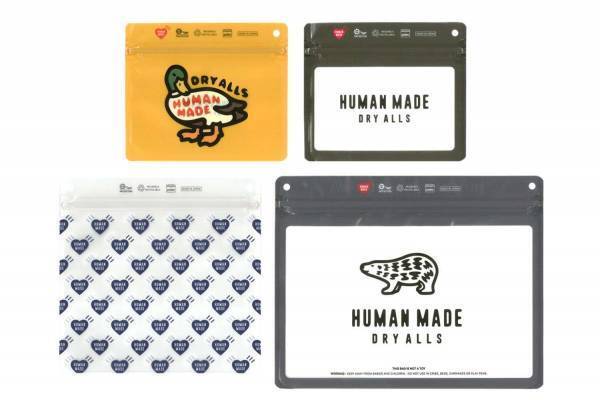 アンダーカバー＆ヒューマンメイドの高機能ジッパーバッグ、ラフォーレ原宿「パケ」限定ストアで販売