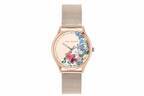 テッドベーカー“ロンドンの街”イメージの新作腕時計、鮮やかな花々を描いた上品な文字盤