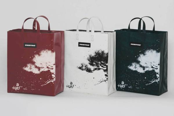 フライターグ×アーバンリサーチ×川上シュンの限定コラボバッグ、“松”プリントで日本の美意識を表現