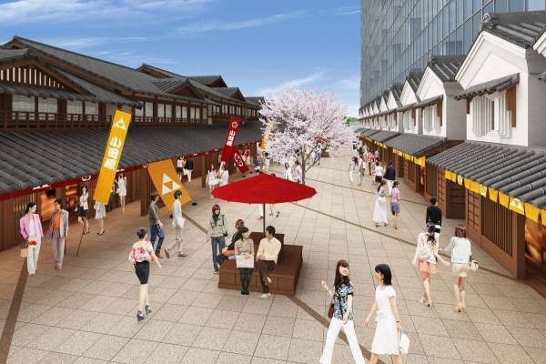 小田原駅東口「ミナカ小田原」土産店・海鮮料理店・温泉宿など57店舗が集う複合商業施設、展望足湯も開設