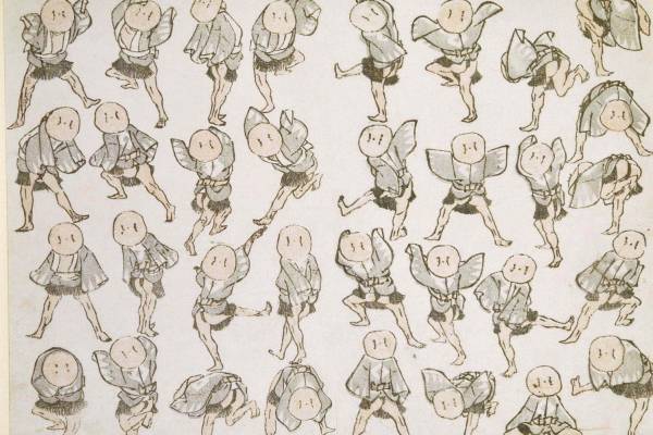 「北斎漫画展」広島県立美術館で、全15編『北斎漫画』より200余点を厳選『冨嶽三十六景』との比較も