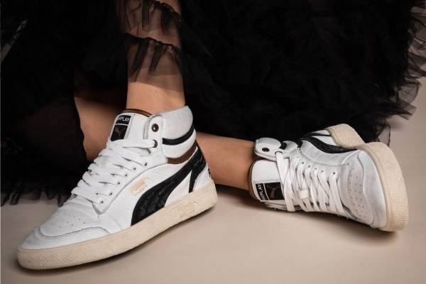 リプレイ×プーマのレディーススニーカー、「ラルフ・サンプソン」にデニム素材＆ユーズド感をプラス