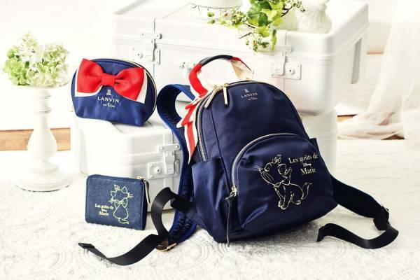 ディズニー映画『おしゃれキャット』“マリー”のポーチや財布、ランバン オン ブルーとの共同企画