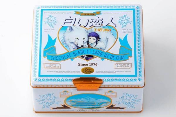 「白い恋人」×「ゴールデンカムイ」アシㇼパ×レタㇻを描いた限定コラボ缶が発売