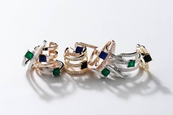 元Y-3アクセサリーデザイナーによる「リーフェ ジュエリー」レイヤード風イヤーカフなど