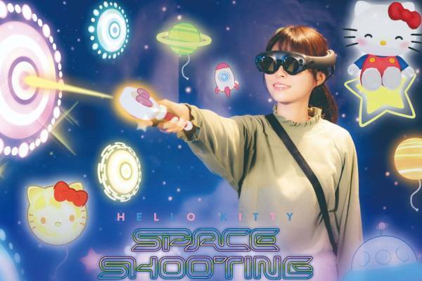 サンリオピューロランド初のMRアトラクション、ハローキティのデジタル世界に入り込める体験型ゲーム
