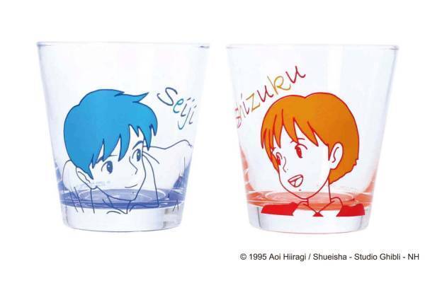 スタジオジブリ作品「耳をすませば」雫＆聖司など、“あこがれの二人”がペアグラスに