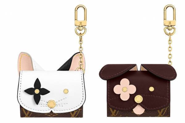 ルイ・ヴィトンから“犬＆猫”モチーフのイヤフォンケース、スナップフック付きでAirPods収納可