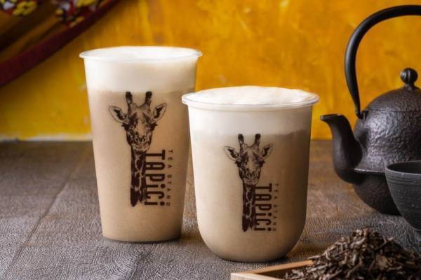 タピチから季節限定「ほうじ茶ミルク」コク深いチーズミルクフォームを合わせた和風チーズティー